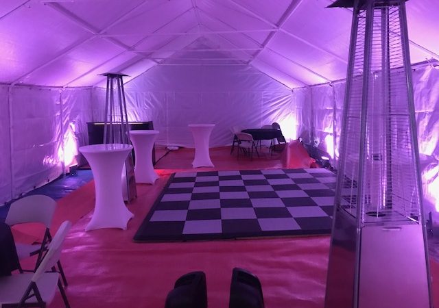 Party tent and equipment hire packages